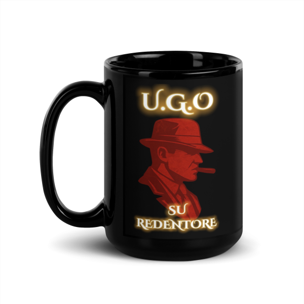 Mug brillant noir U.G.O.