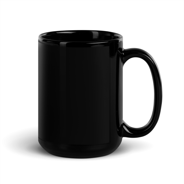 Mug brillant noir U.G.O. – Image 2