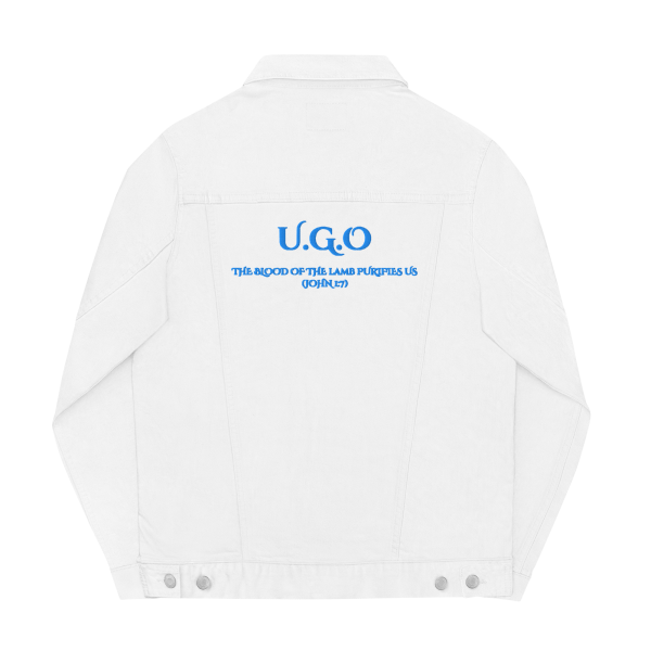 Veste denim Blanc U.G.O