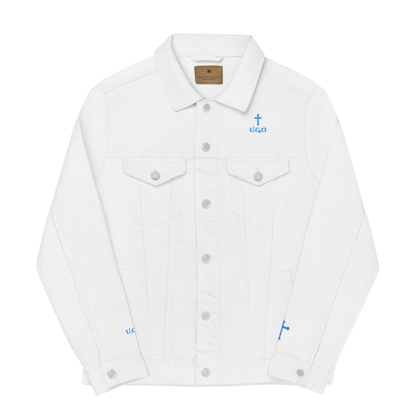 Veste denim Blanc U.G.O – Image 2
