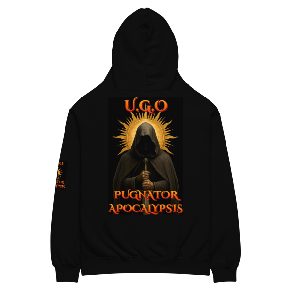 Sweat à capuche oversize U.G.O. "PUGNATOR APOCALYPSIS"