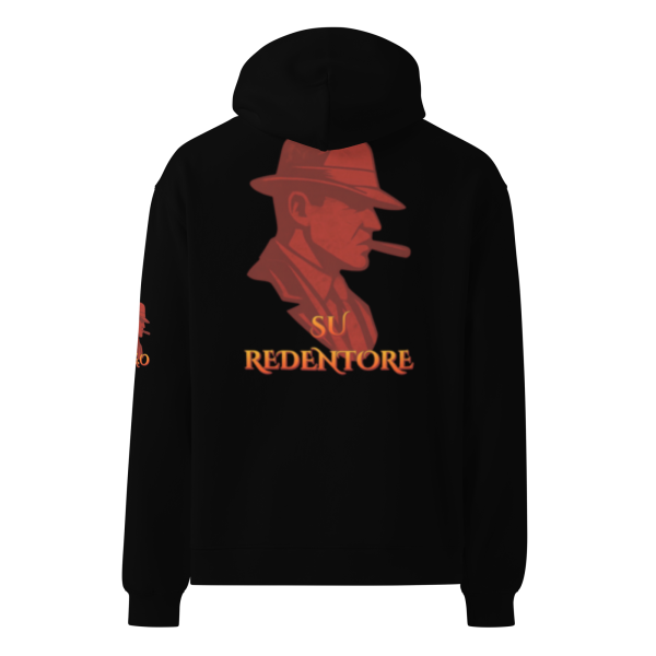 Sweat à capuche oversize U.G.O. "SU REDENTORE"