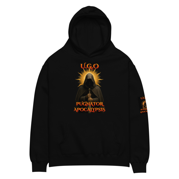 Sweat à capuche oversize U.G.O. "PUGNATOR APOCALYPSIS" – Image 3