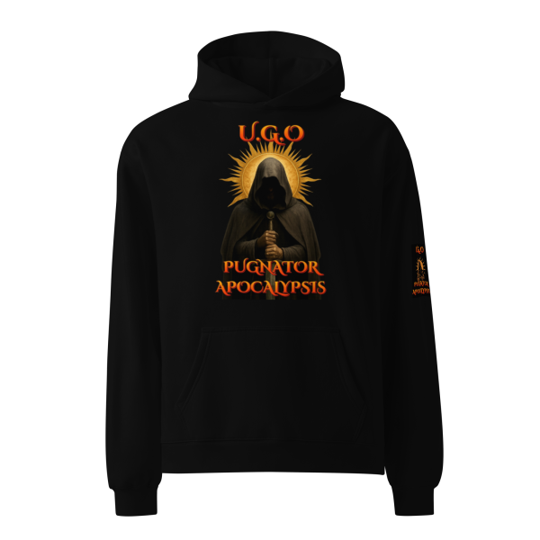 Sweat à capuche oversize U.G.O. "PUGNATOR APOCALYPSIS" – Image 4