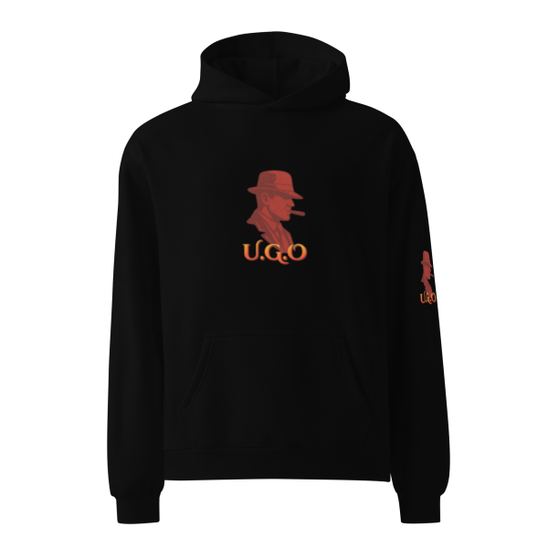 Sweat à capuche oversize U.G.O. "SU REDENTORE" – Image 2